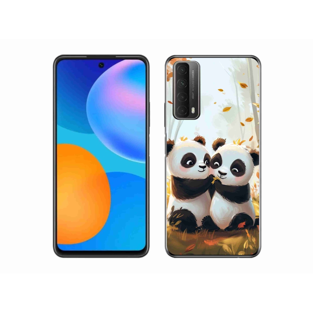 Gelový kryt mmCase na Huawei P Smart (2021) - pandy