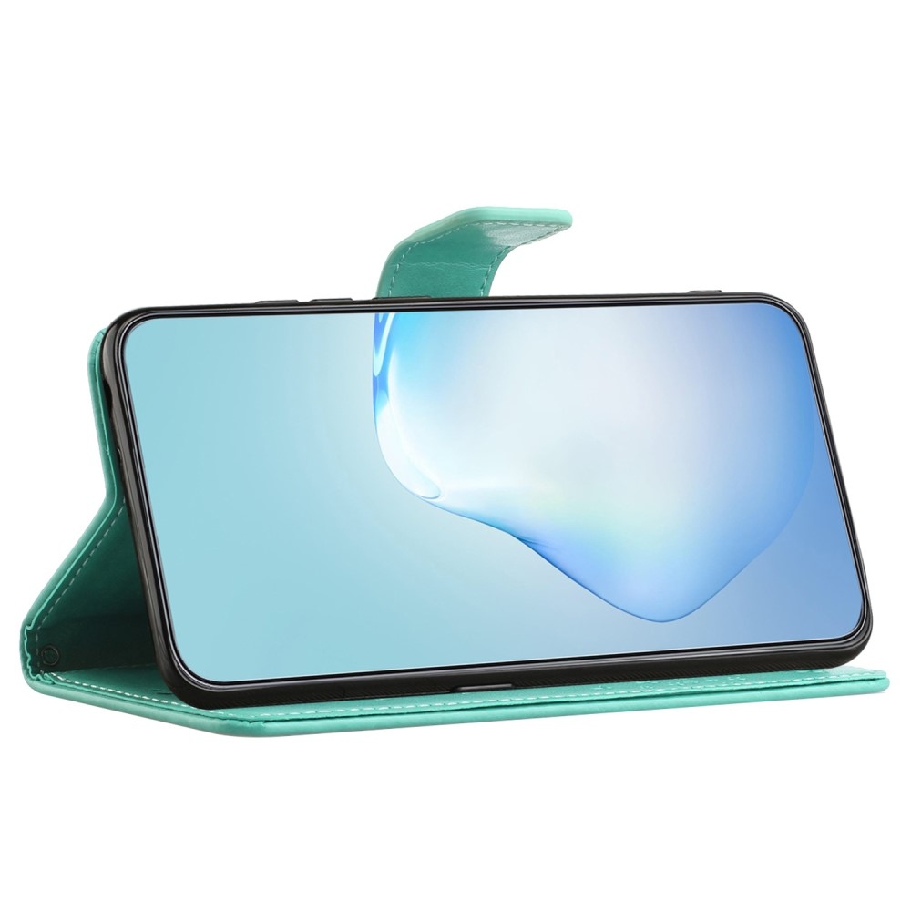 Tree knížkové pouzdro na Samsung Galaxy A15 4G/5G - modrozelené
