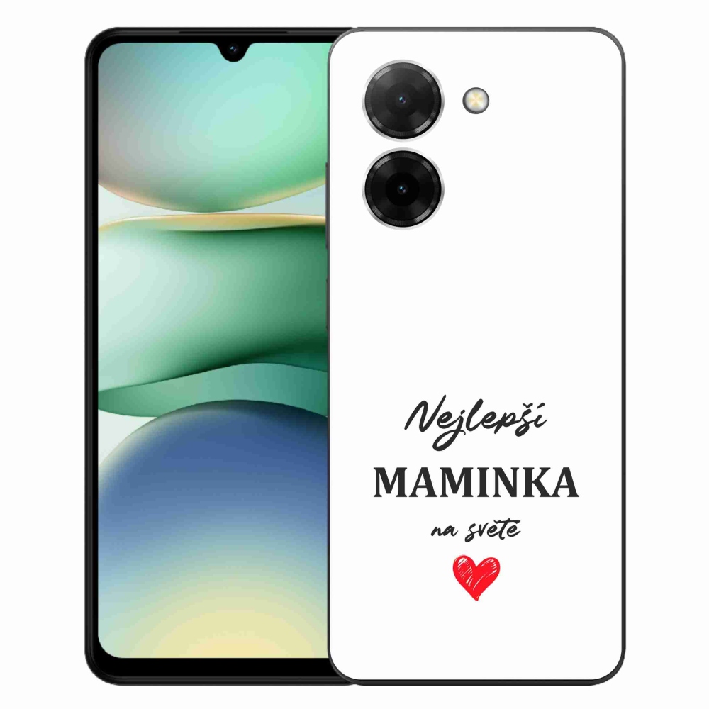 Gelový kryt mmCase na Xiaomi Redmi A5 (173.45x79.35x8.45mm) - nejlepší maminka 1 bílé pozadí