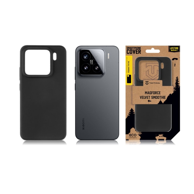 Tactical MagForce Velvet Smoothie Kryt pro Xiaomi 15 5G Asphalt