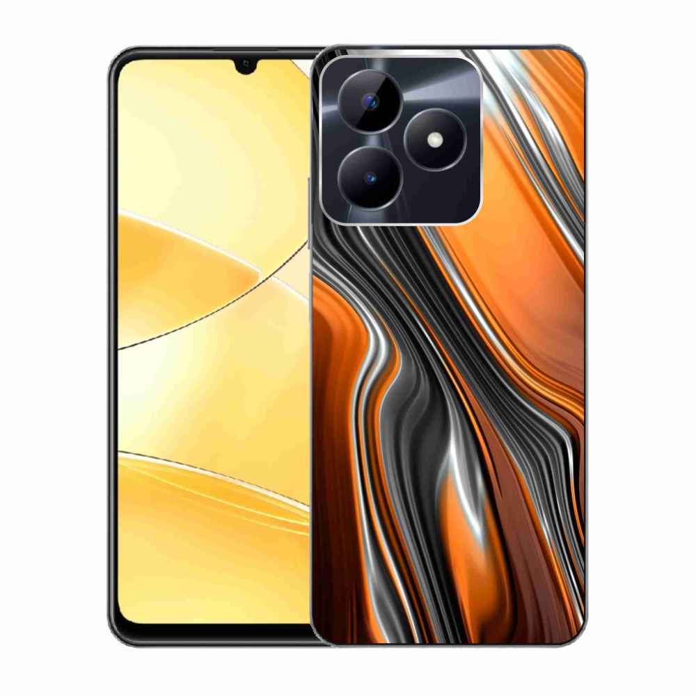 Gelový kryt mmCase na Realme C51/C53 - abstrakt 3