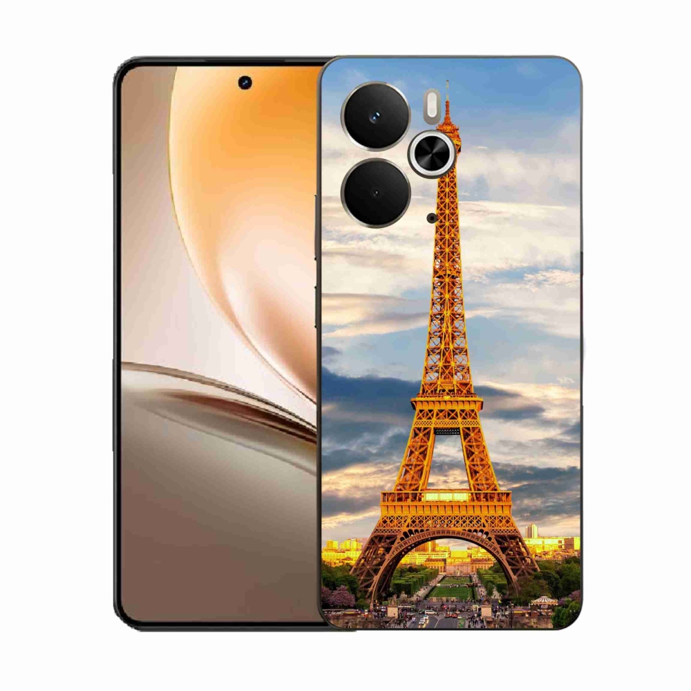 Gelový kryt mmCase na Realme 14 5G - eiffelova věž 3
