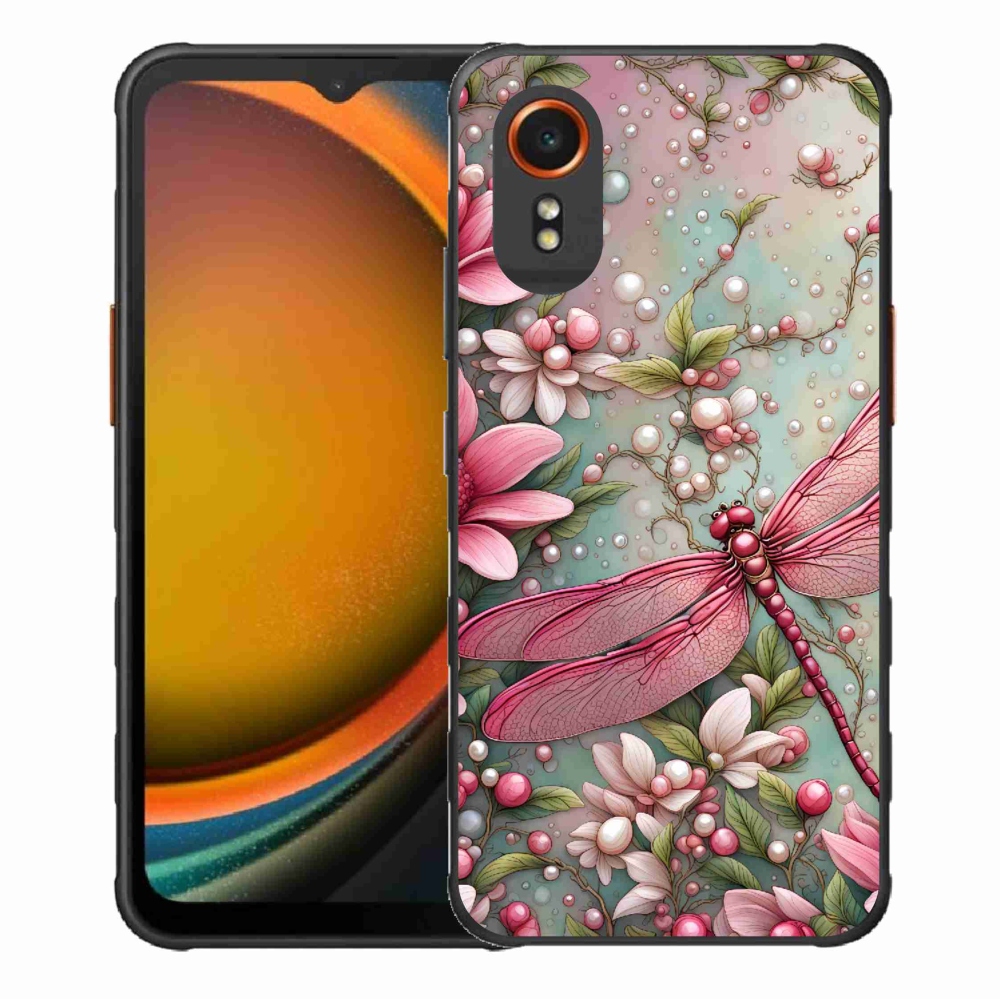 Gelový kryt mmCase na Samsung Galaxy Xcover 7 - vážka