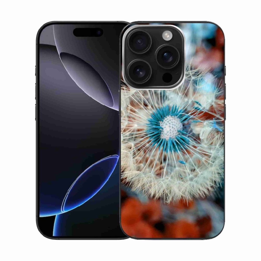 Gelový kryt mmCase na iPhone 16 Pro - odkvetlá pampeliška 1