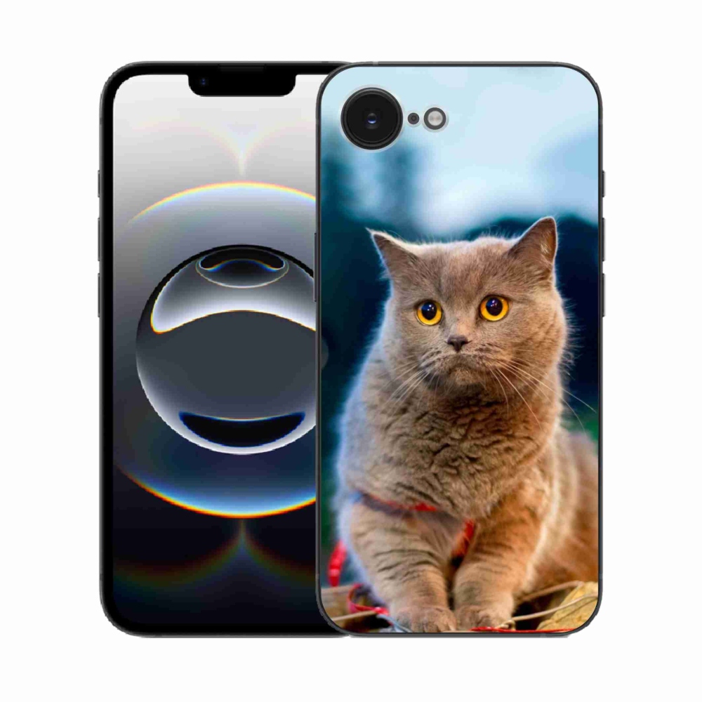 Gelový kryt mmCase na iPhone 16e - britská modrá 2