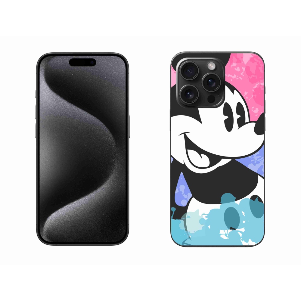 Gelový kryt mmCase na iPhone 15 Pro Max - mickey mouse