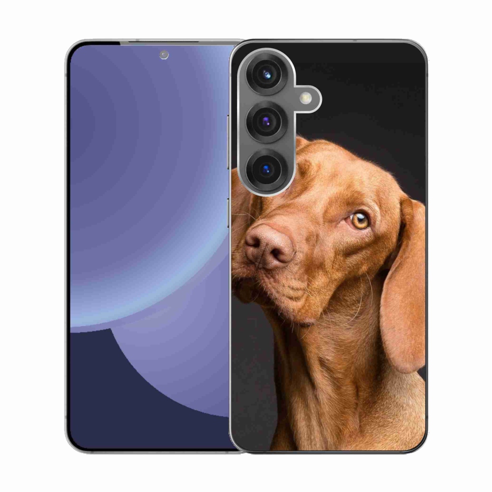 Gelový kryt mmCase na Samsung Galaxy S25 - maďarský ohař