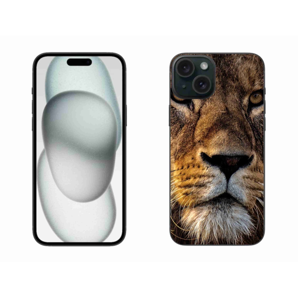 Gelový obal mmCase na iPhone 15 Plus - lev