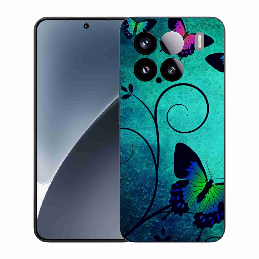Gelový kryt mmCase na Xiaomi 15 - barevní motýli