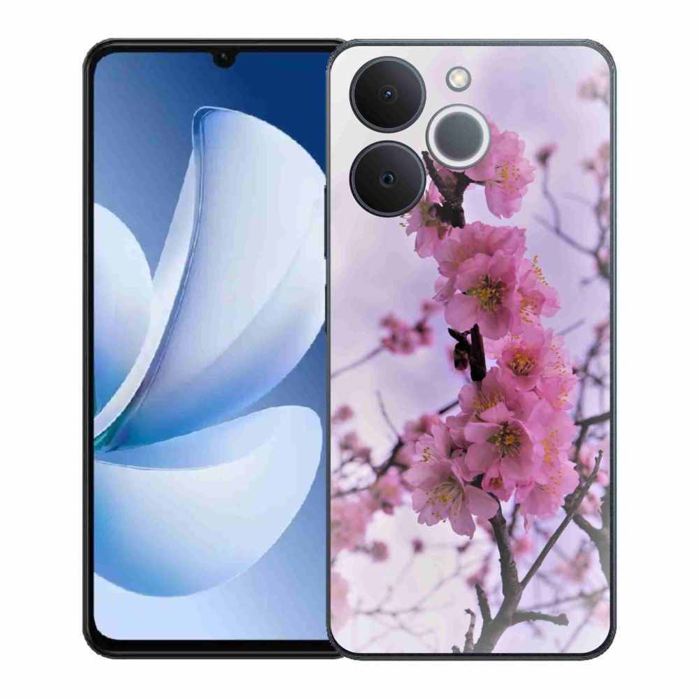 Gelový kryt mmCase na Realme Note 70T - květiny 7