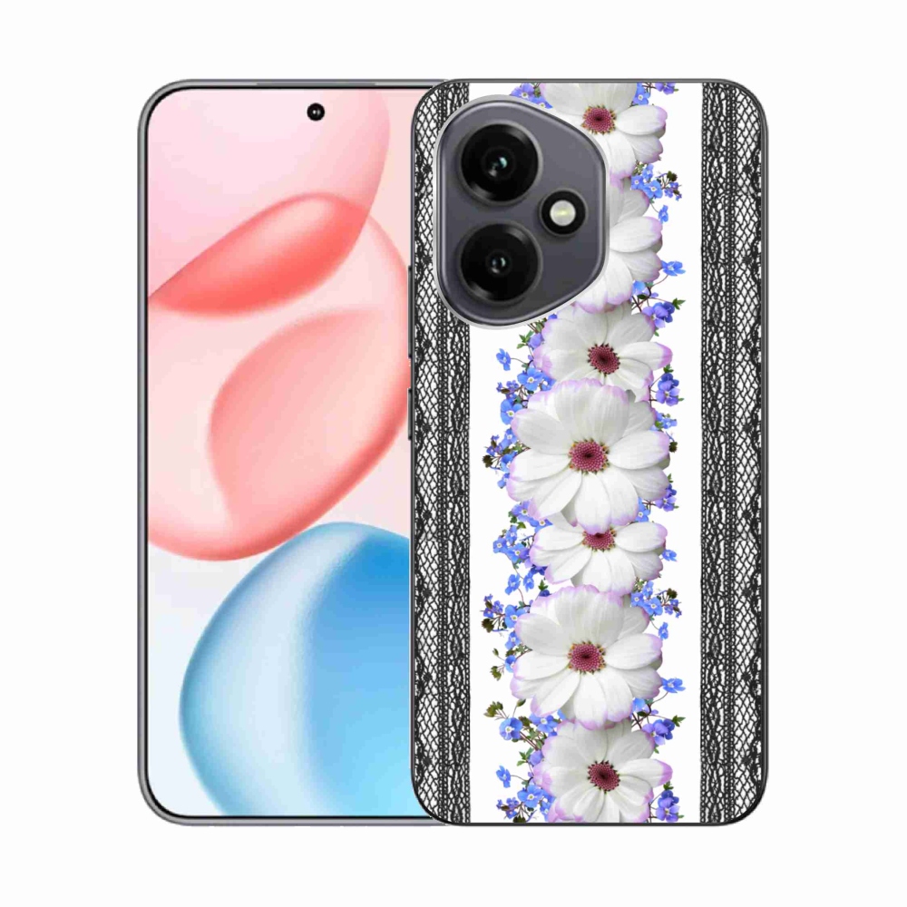Gelový kryt mmCase na Honor 400 - květiny 8