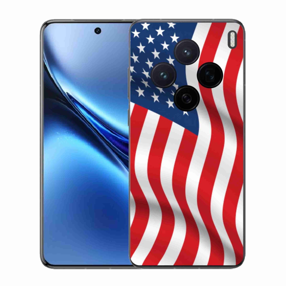 Gelový kryt mmCase na Vivo X200 5G - USA vlajka