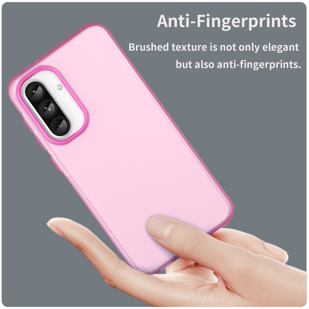 Candys matný gelový obal na Samsung Galaxy A36 5G/A56 5G - rose