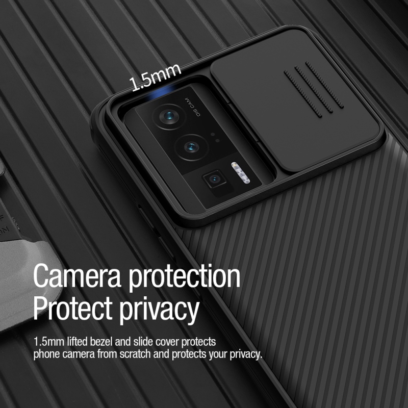 Nillkin CamShield PRO Magnetic Zadní Kryt pro Poco F5 Pro 5G Black