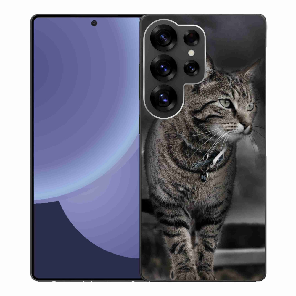 Gelový kryt mmCase na Samsung Galaxy S25 Ultra - kočka