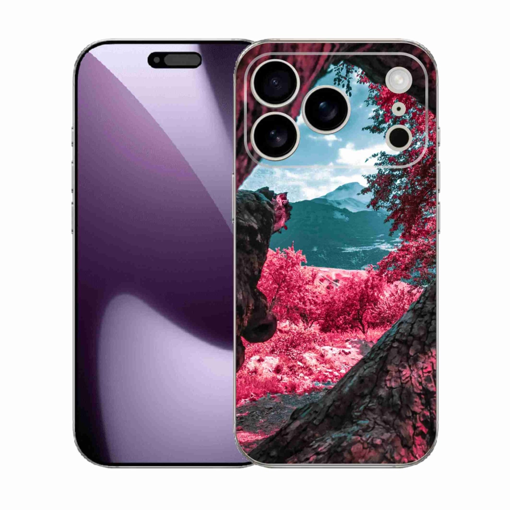 Gelový kryt mmCase na iPhone 17 Pro - výhled na hory
