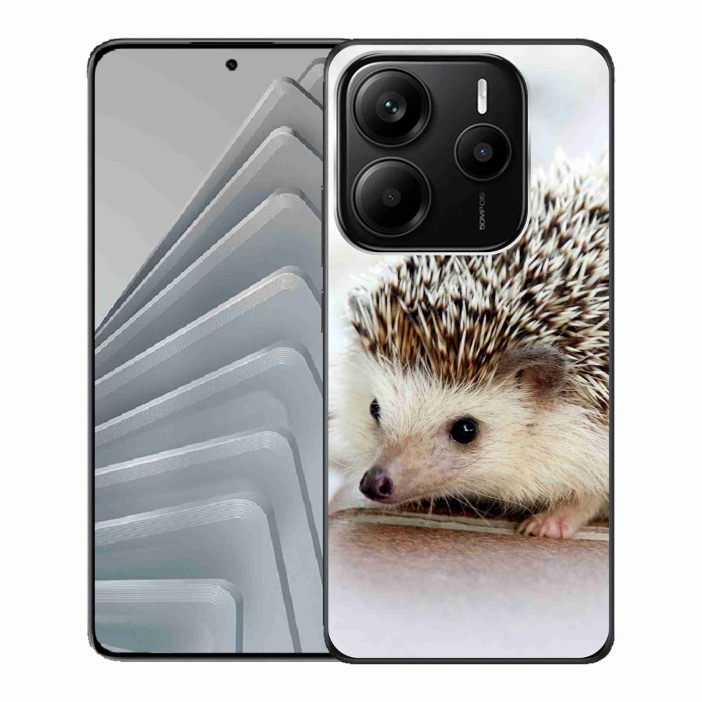 Gelový kryt mmCase na Xiaomi Redmi Note 14 5G - ježek