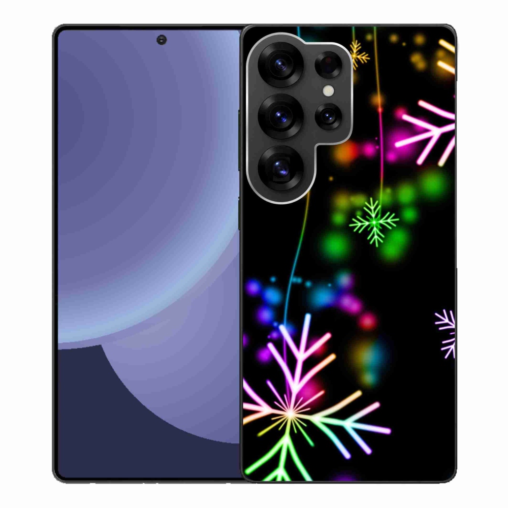 Gelový kryt mmCase na Samsung Galaxy S25 Ultra - barevné vločky