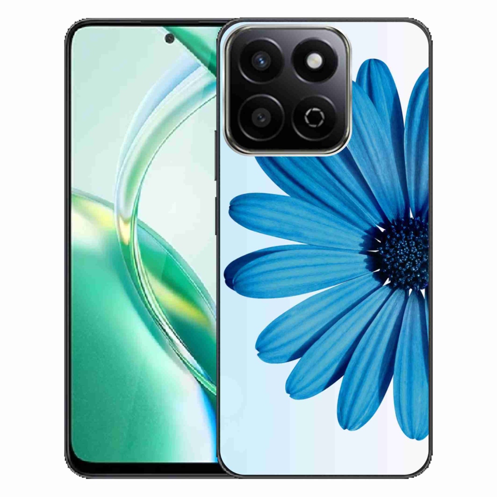 Gelový obal mmCase na Honor 200 Smart 5G - modrá kopretina