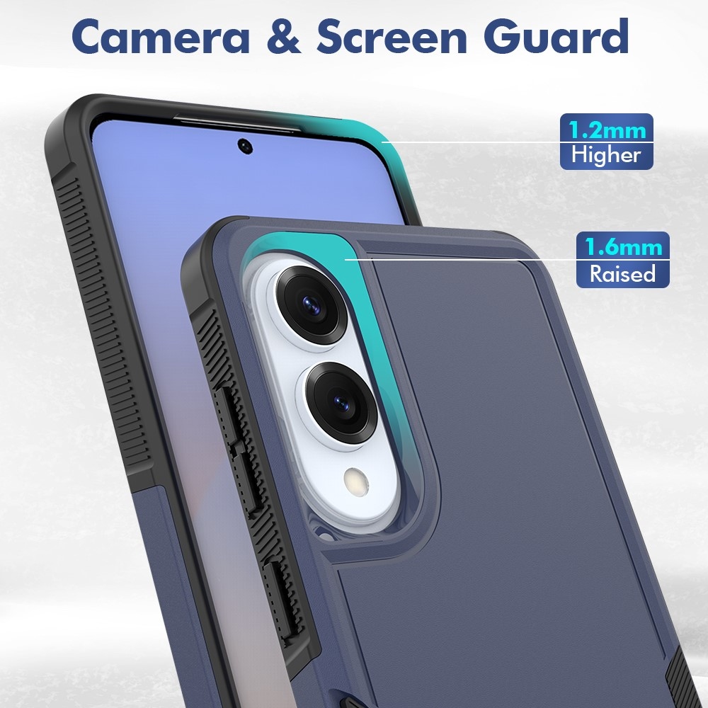 Shocky odolný kryt na Samsung Galaxy S25 Edge - tmavěmodrý
