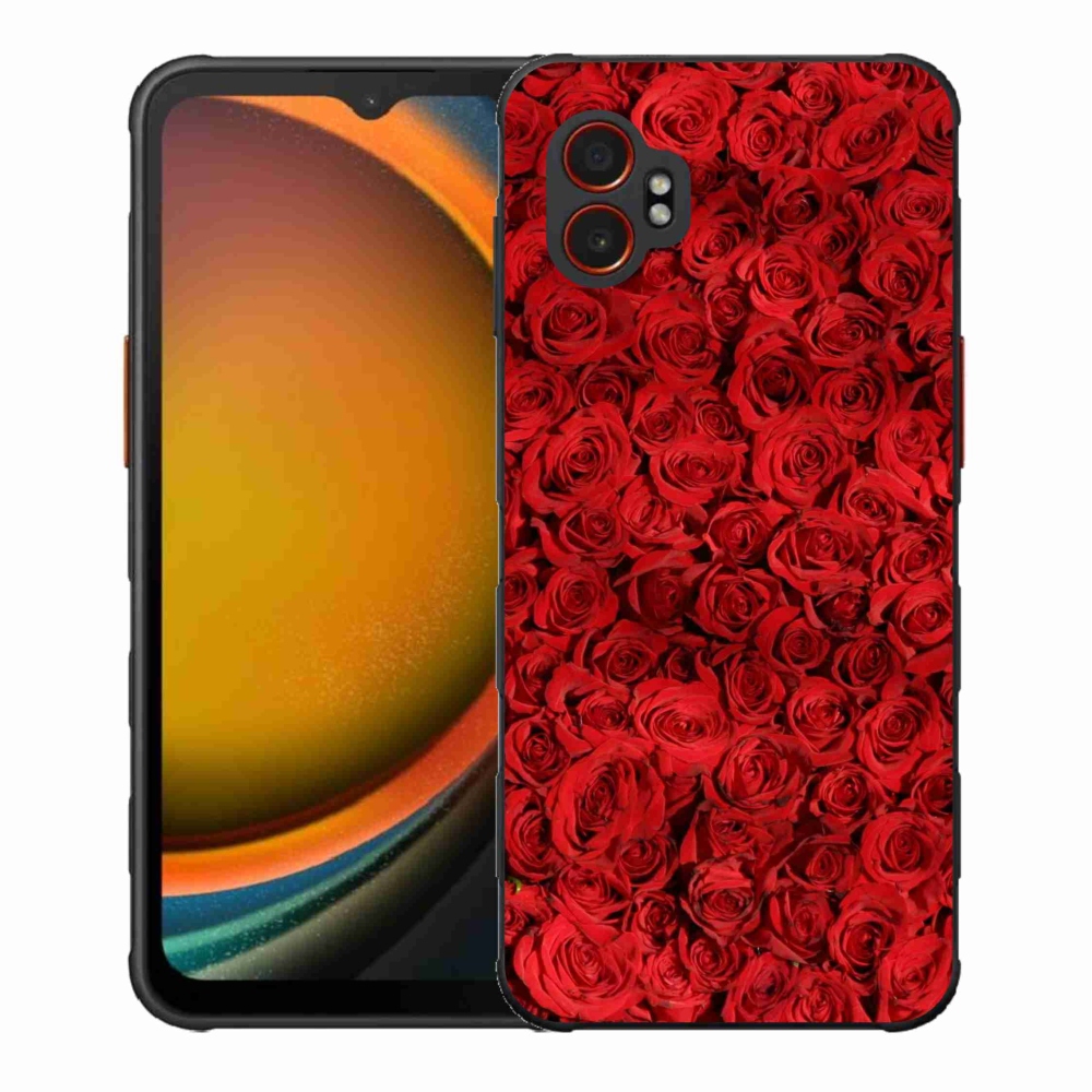 Gelový kryt mmCase na Samsung Galaxy Xcover 7 Pro - růže