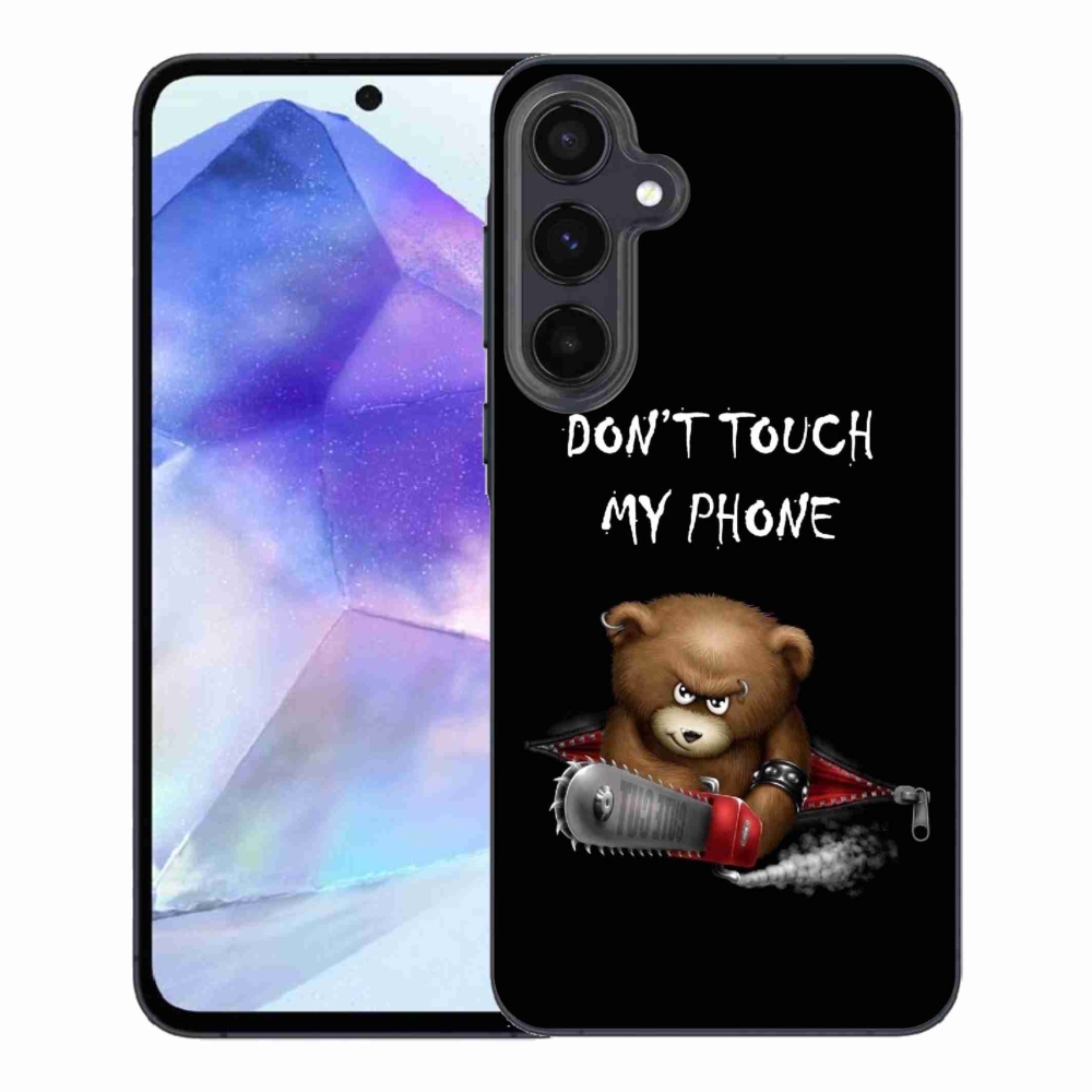 Gelový kryt mmCase na Samsung Galaxy A55 5G - nesahej na telefon