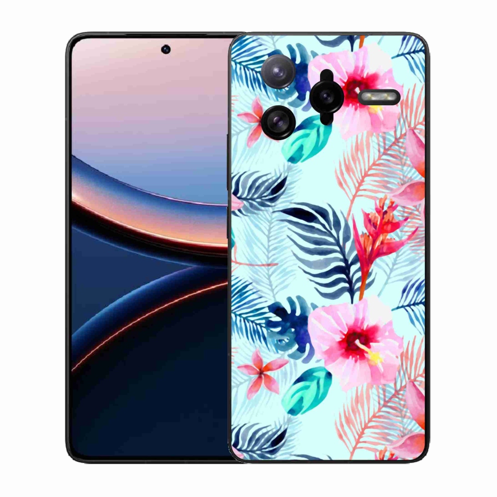 Gelový kryt mmCase na Xiaomi Poco F7 Ultra - květiny