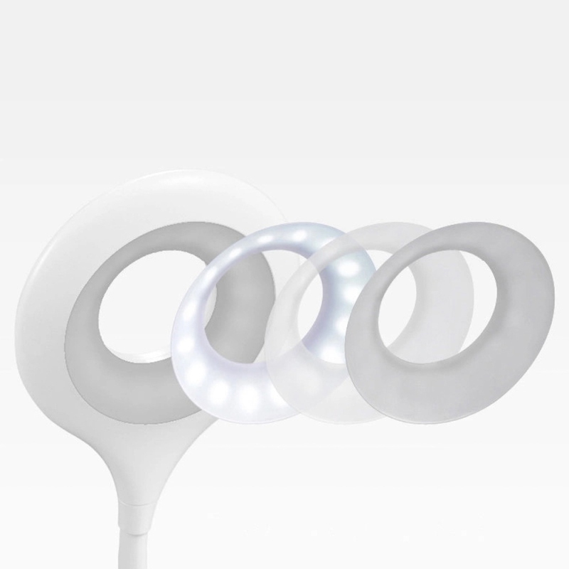 Bezdrátová LED lampa na čtení Mini Wozinsky s klipem + kabel USB-C – bílá