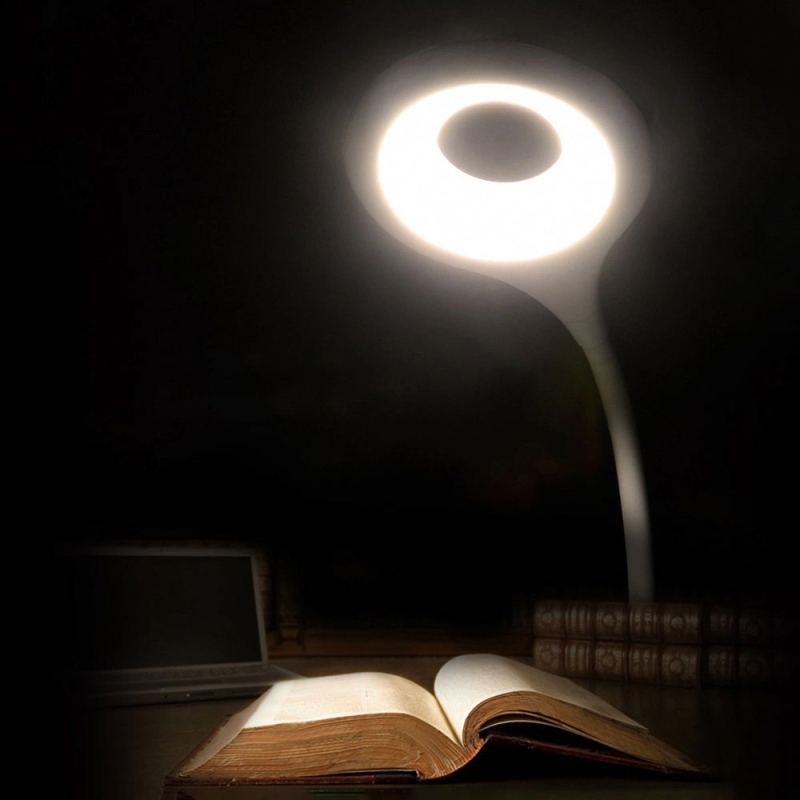 Bezdrátová LED lampa na čtení Mini Wozinsky s klipem + kabel USB-C – bílá