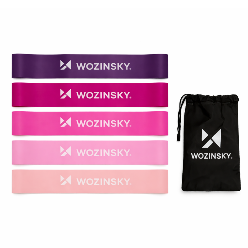 Wozinsky WGO-5A sada odporových gum Mini Bands 5 ks TPE bez latexu