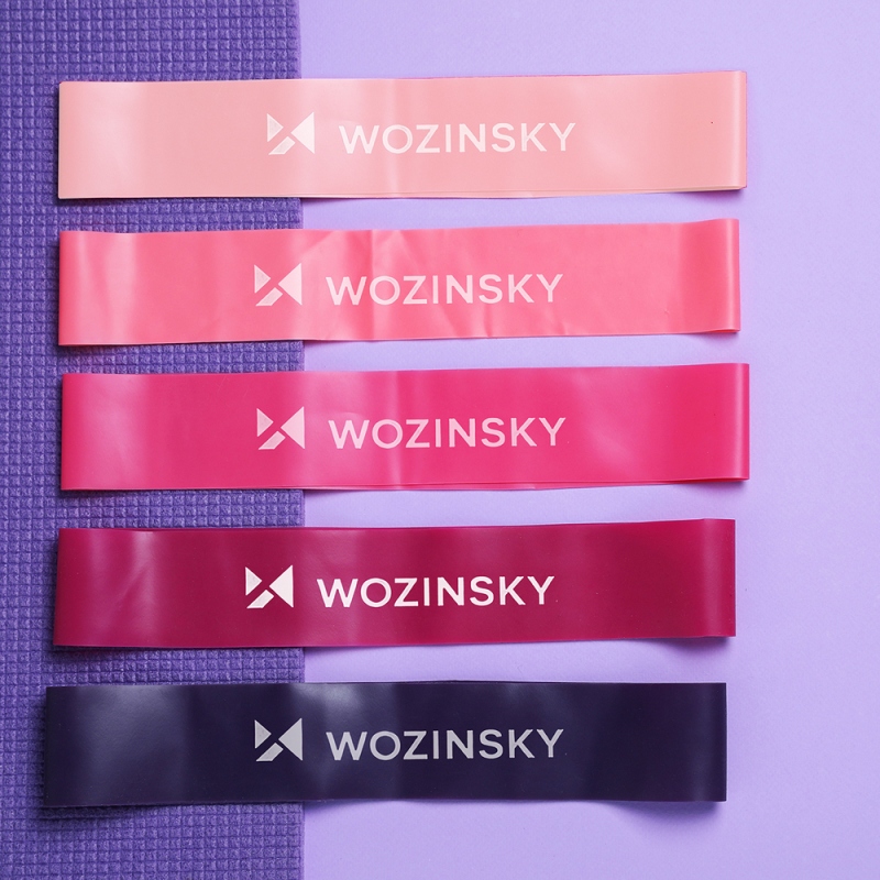 Wozinsky WGO-5A sada odporových gum Mini Bands 5 ks TPE bez latexu