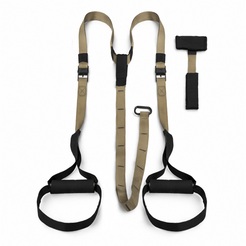 Cvičební pásky TRX Wozinsky WSTR-01 – khaki