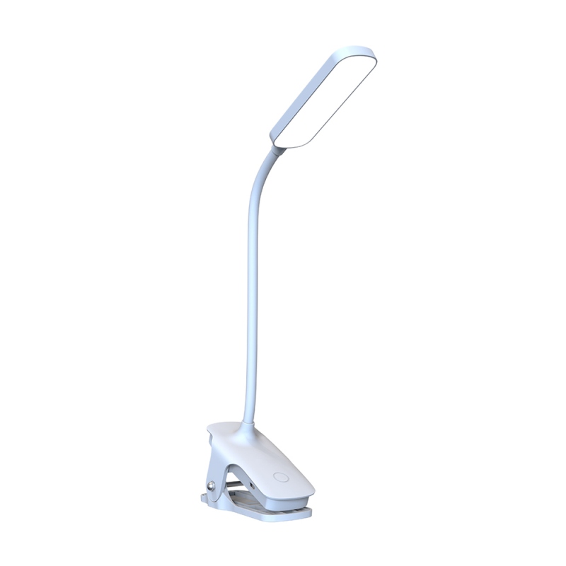 Wozinsky VT-02 Mini LED lampa na čtení s klipem a kabelem USB-C, 80 cm – bílá