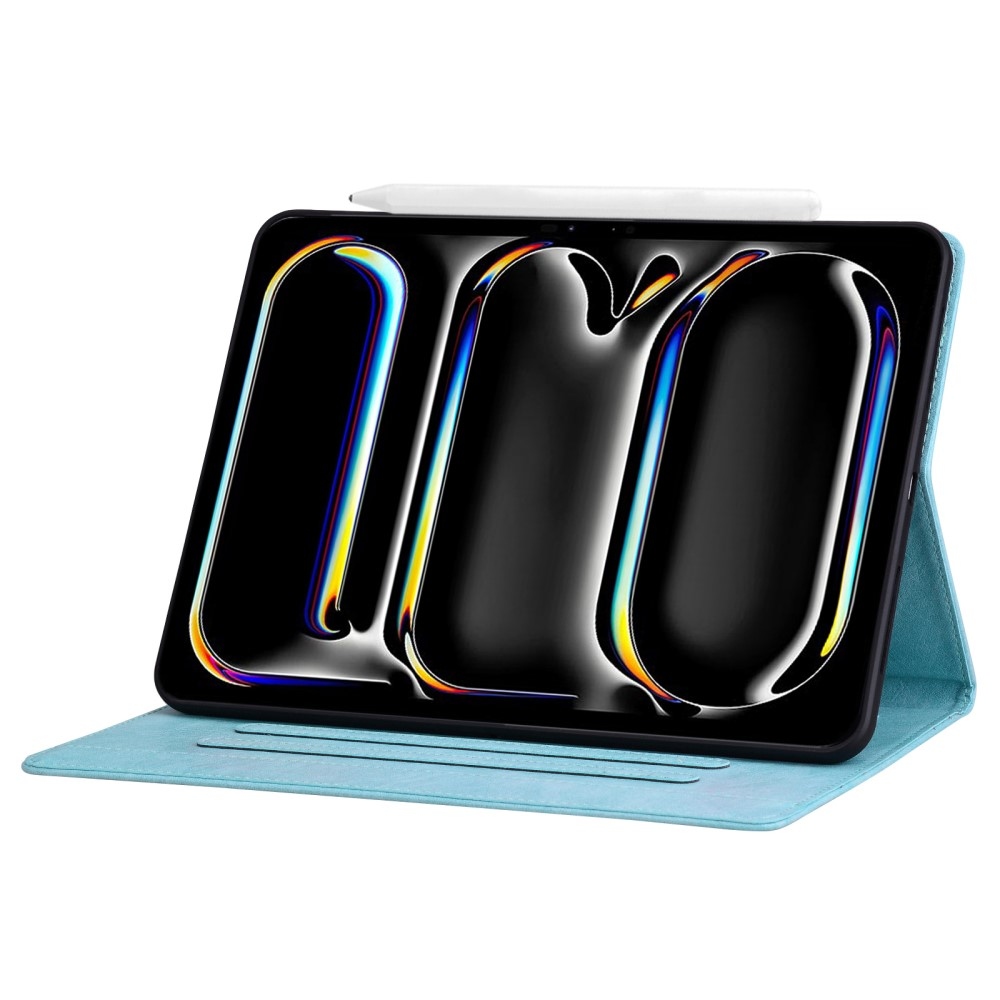 Business zavírací pouzdro na tablet iPad Air 13 (2024)/(2025) - světlemodré