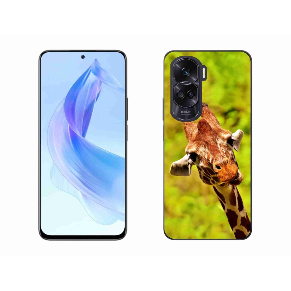 Gelový kryt mmCase na Honor 90 Lite - žirafa