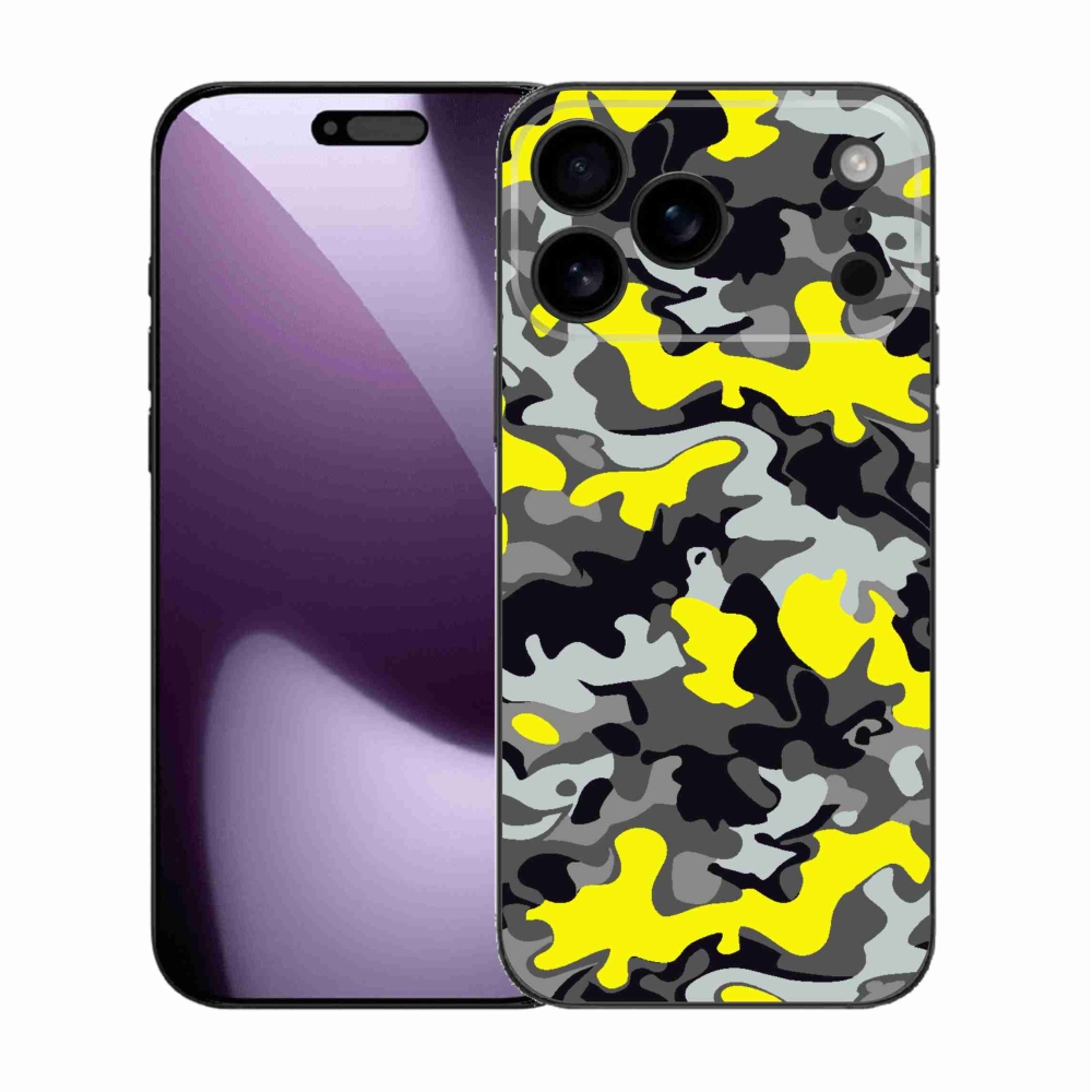 Gelový kryt mmCase na iPhone 17 Pro Max - maskáčový vzor 6