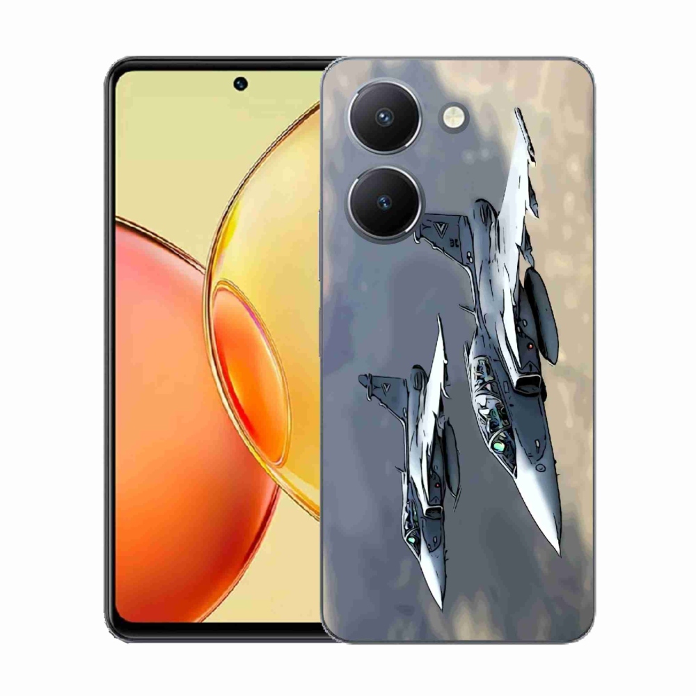 Gelový kryt mmCase na Vivo Y36 - stíhačky