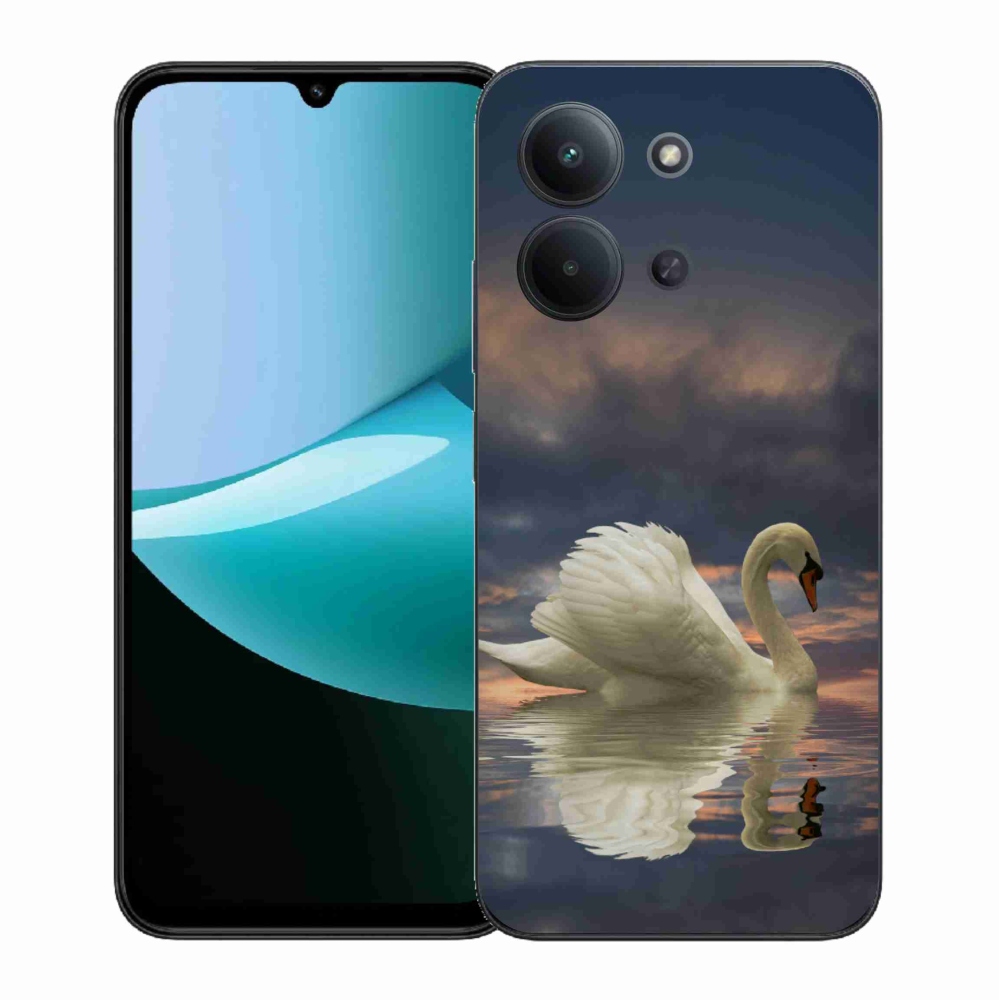 Gelový kryt mmCase na Xiaomi Redmi 15C 4G (171mm)/Poco C85 4G (171mm) - labuť