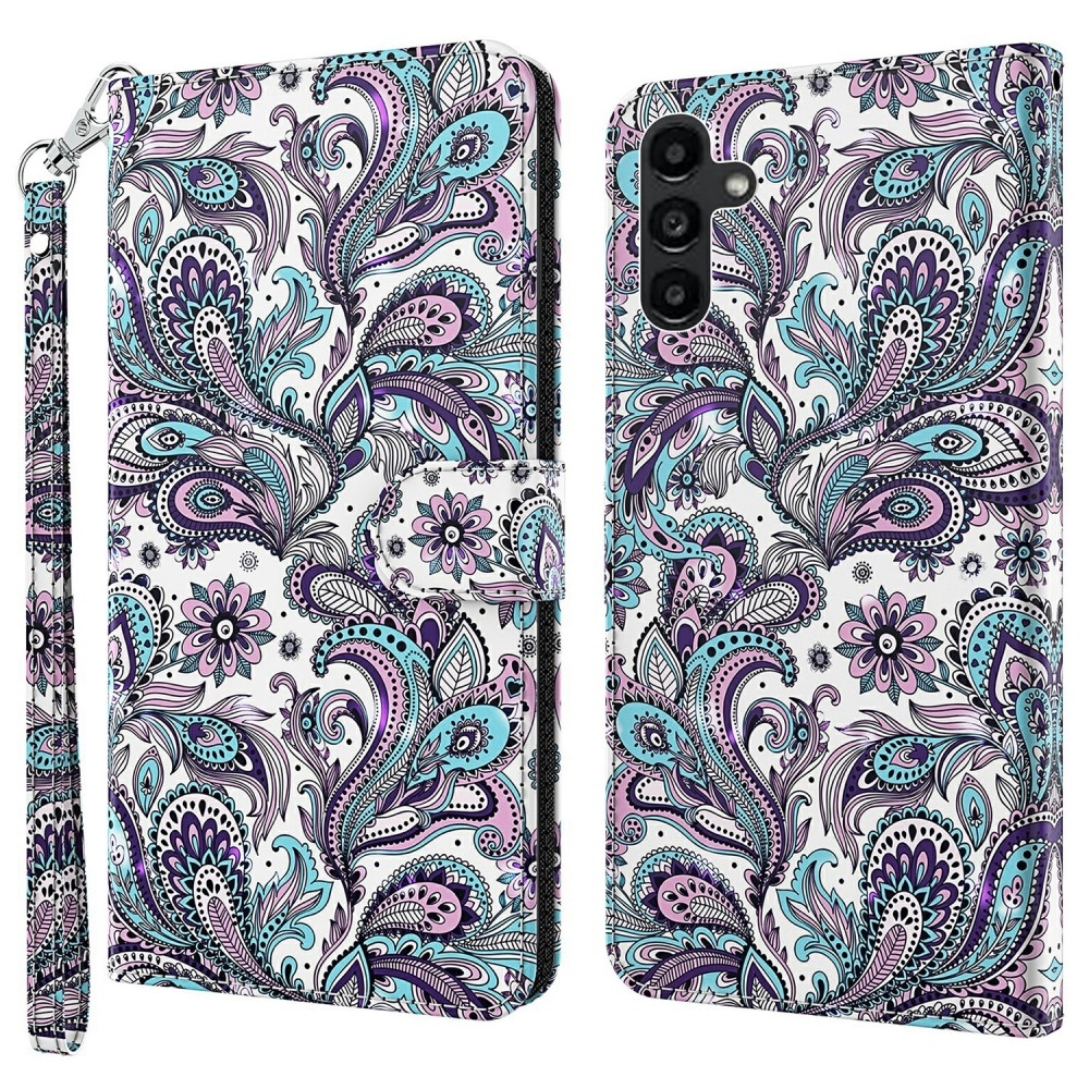 Print knížkové pouzdro na Samsung Galaxy A35 5G - kašmírový vzor