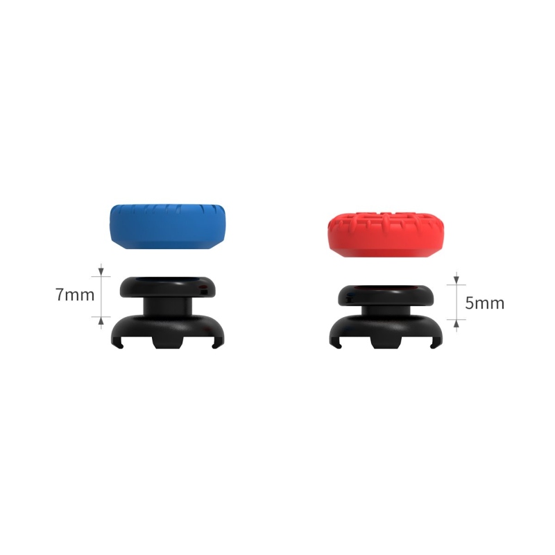 iPega P5029 Silikonové Krytky Ovládacích Páček pro PS5/PS4 4ks Red/Blue