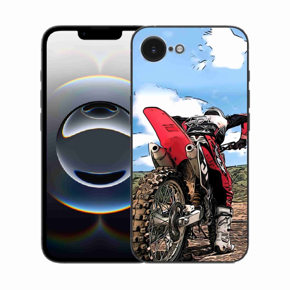 Gelový kryt mmCase na iPhone 16e - moto