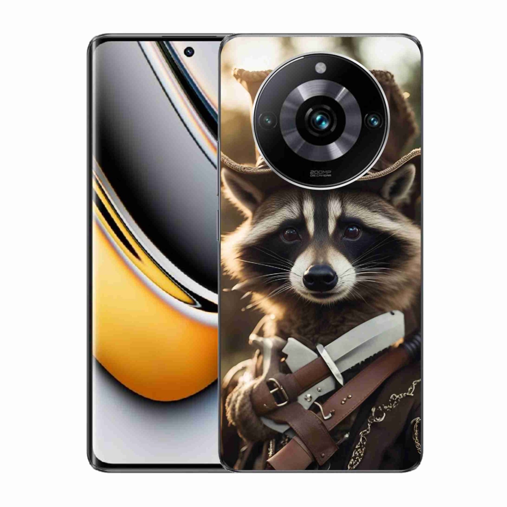 Gelový kryt mmCase na Realme 11 Pro/11 Pro+ - mýval v uniformě