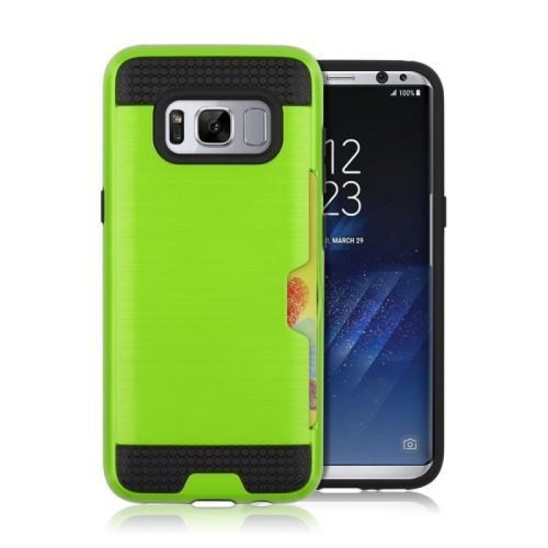 Hybrid 3v1 odolný obal na mobil Samsung Galaxy S8 Plus - zelený