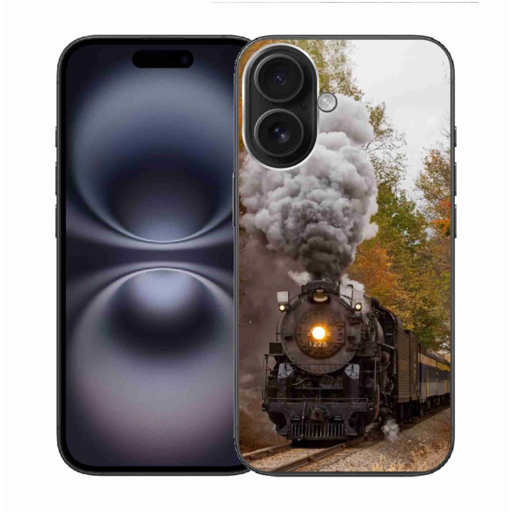 Gelový kryt mmCase na iPhone 16 - vlak 1