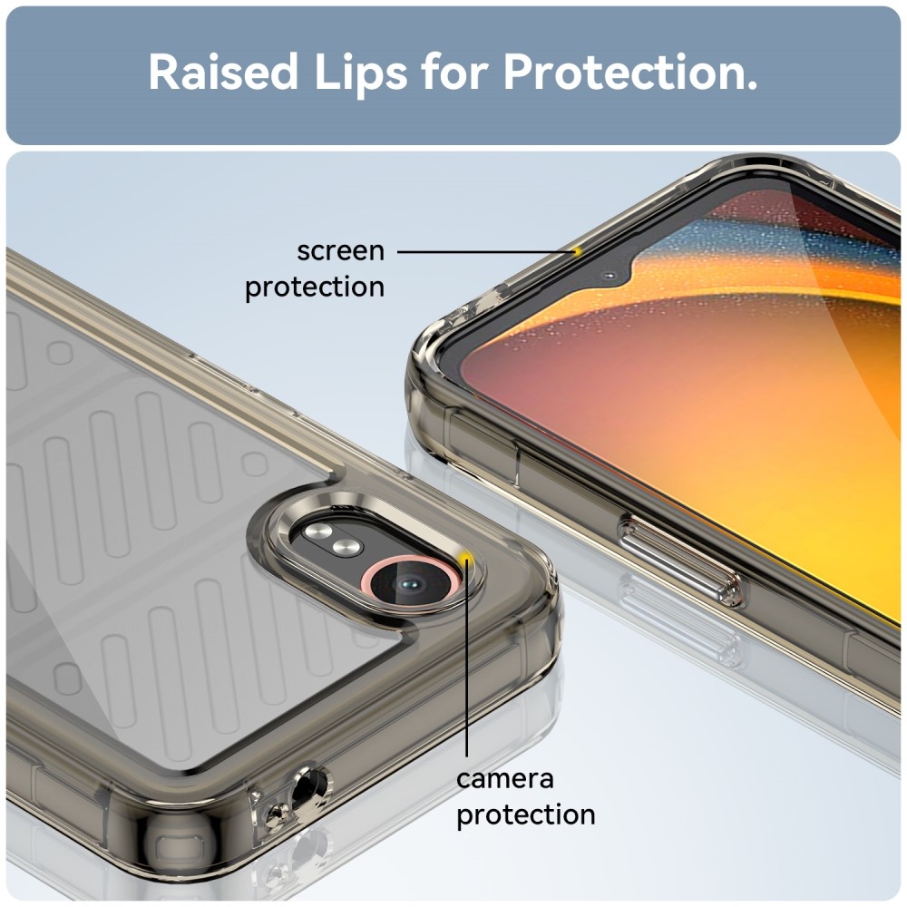 Gelový obal s pevnými zády na Samsung Galaxy Xcover 7 - šedý