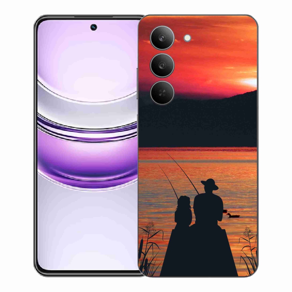 Gelový kryt mmCase na Realme 14x 5G - rybaření 3