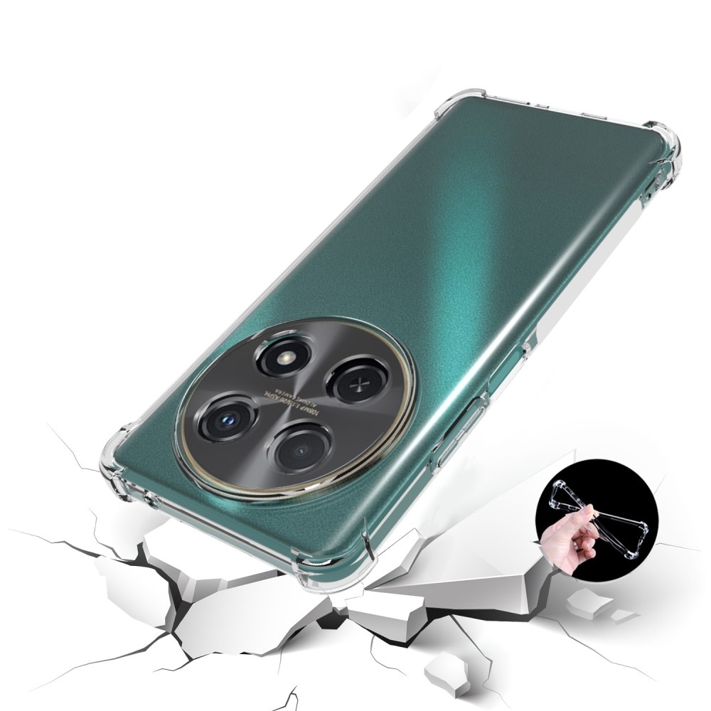 Průhledný gelový obal s vyztuženými rohy na Huawei Nova 12i