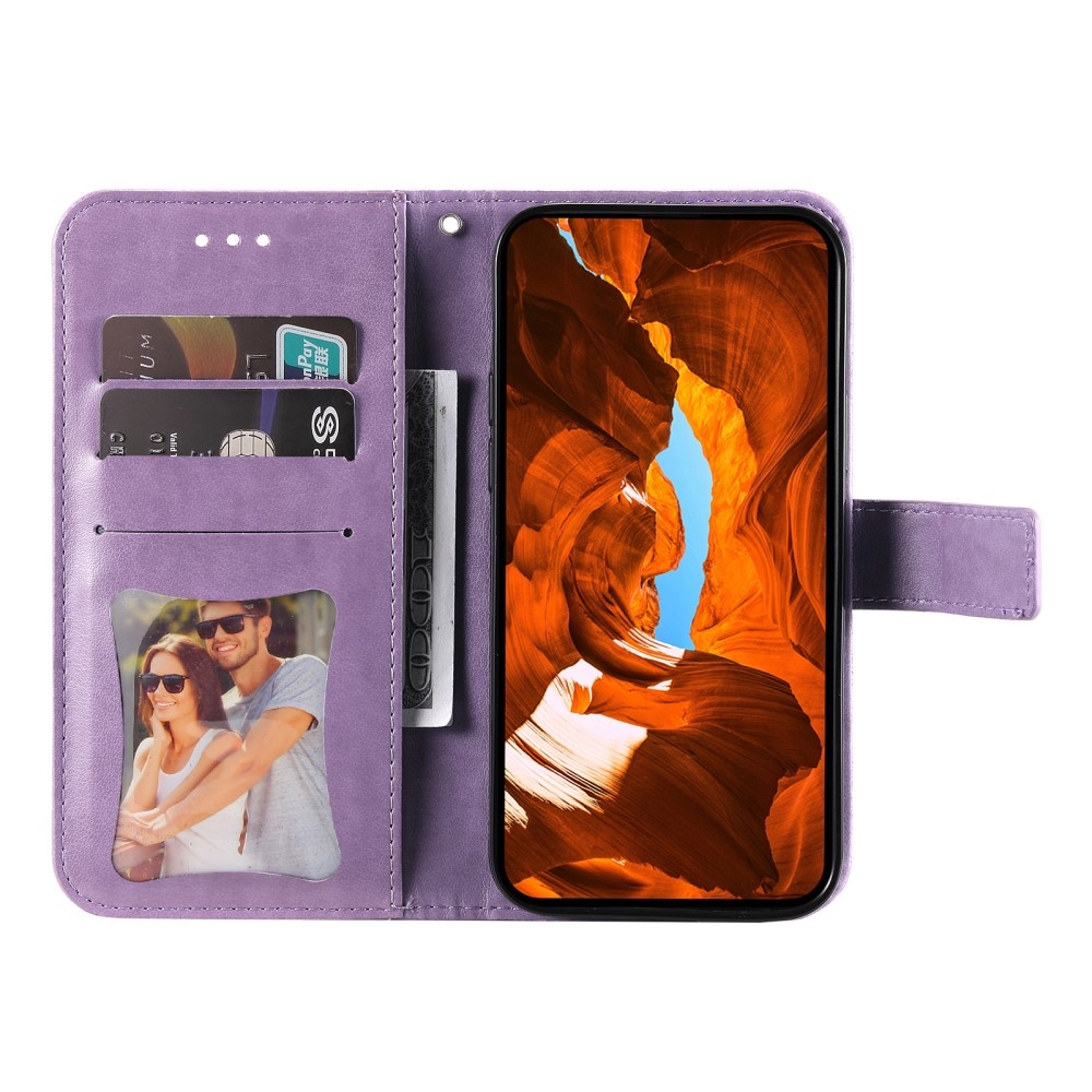 Mandala knížkové pouzdro na Xiaomi Poco X7 Pro 5G - fialové