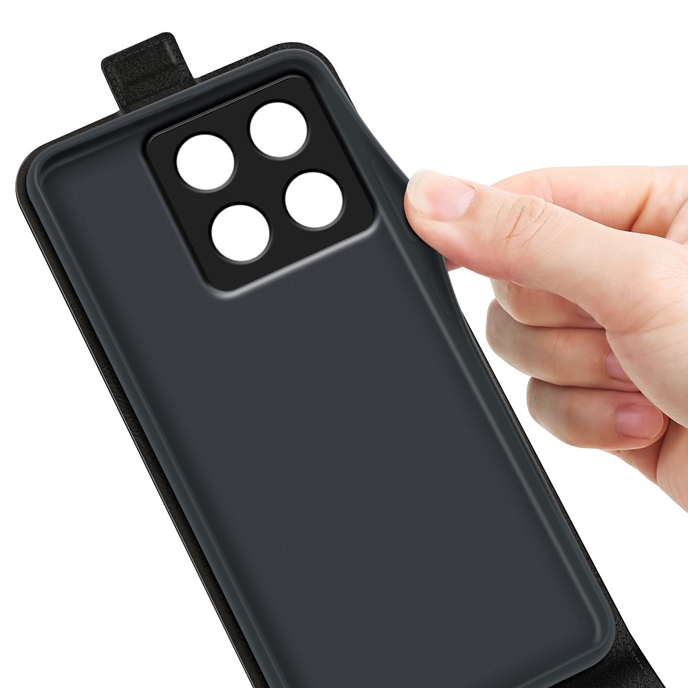 Vertical knížkové pouzdro na Xiaomi 14T Pro - černé