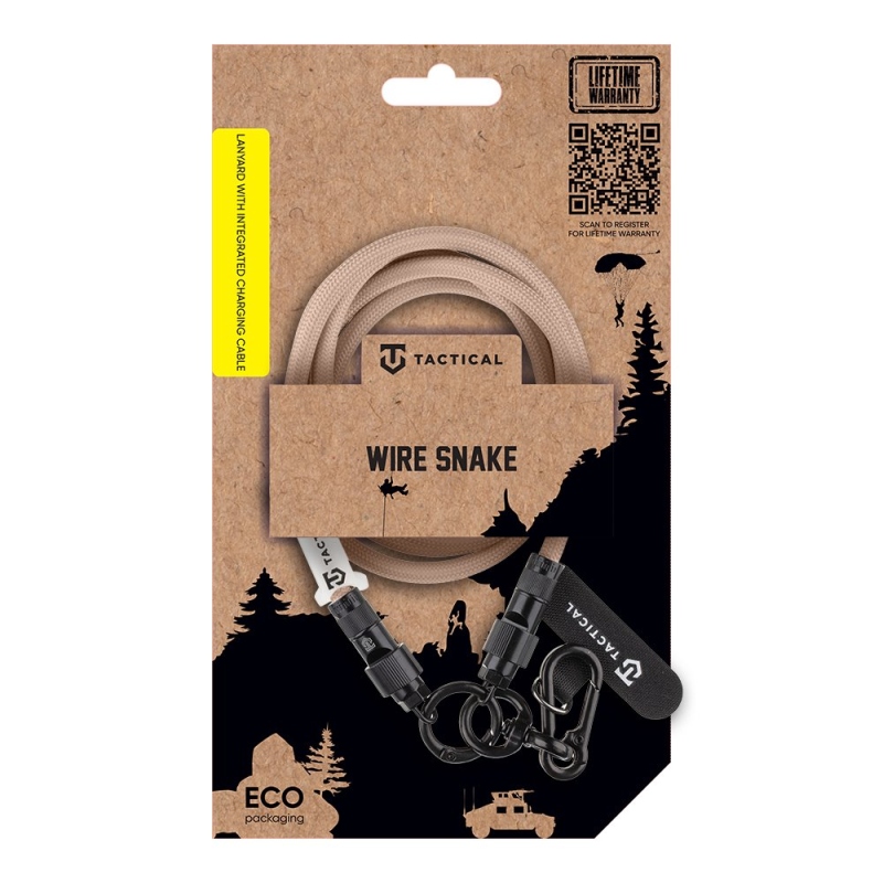 Tactical Wire Snake USB-C 1,2m Moucha Moose